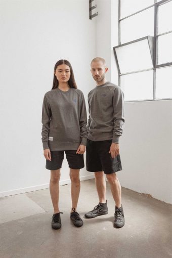 kodama apparel - zen crew sweater charcoal1