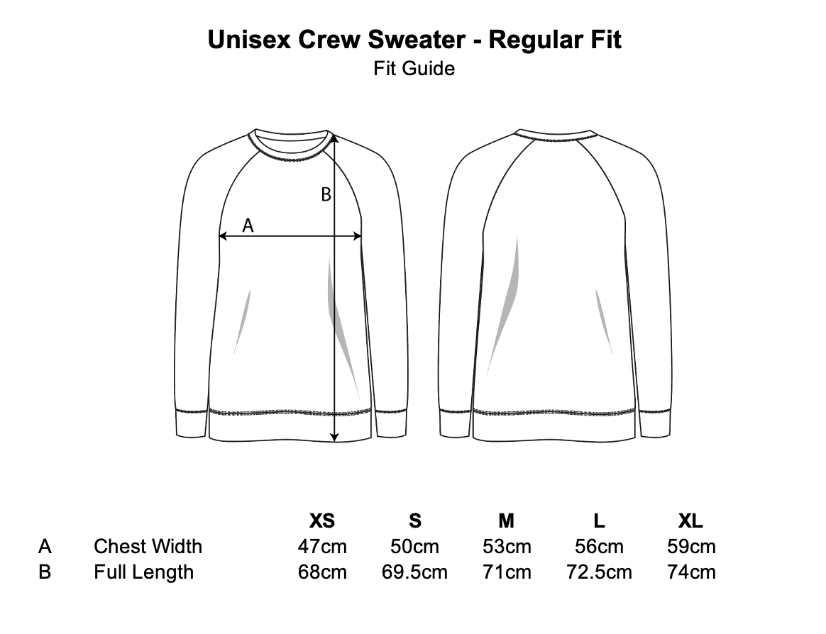 unisex-crew-sweater-regular-fit-guide