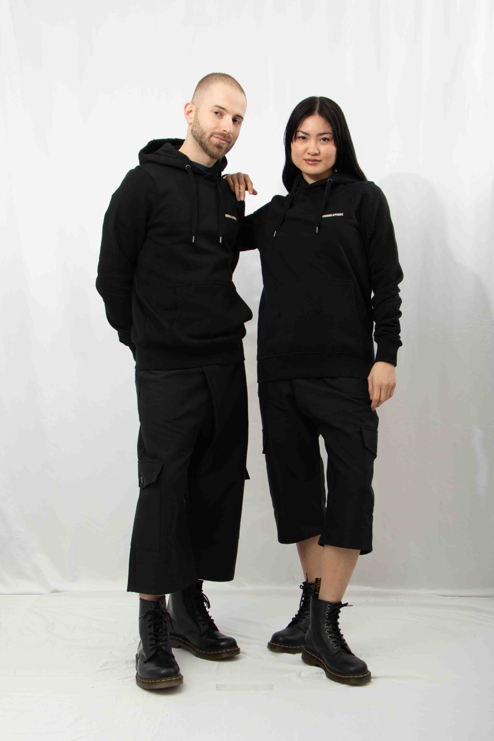 AW22-Unisex-Organic-Cotton-Pull-Over-Hoodie-Black-2