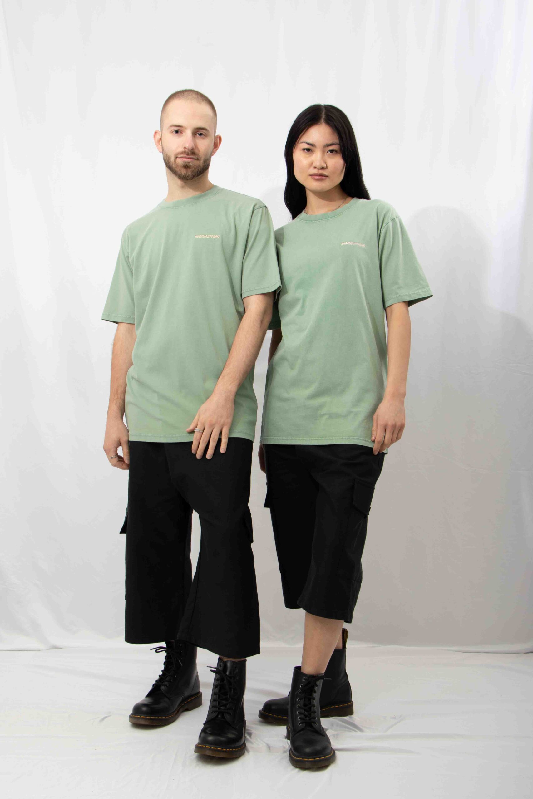 AW22-Unisex-Organic-Cotton-T-Shirt-Sage-Green-2